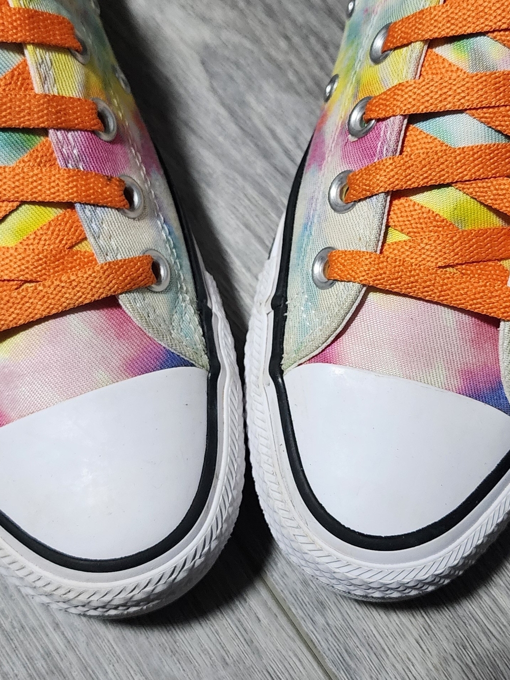 Converse Chuck Taylor All Star Low Top Water Color Tie-dye Sneakers Womens 8 - Picture 3 of 8